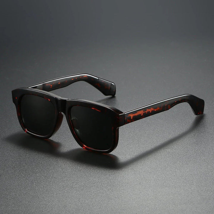 Unisex UV400 Square Sunglasses – Chunky Acetate