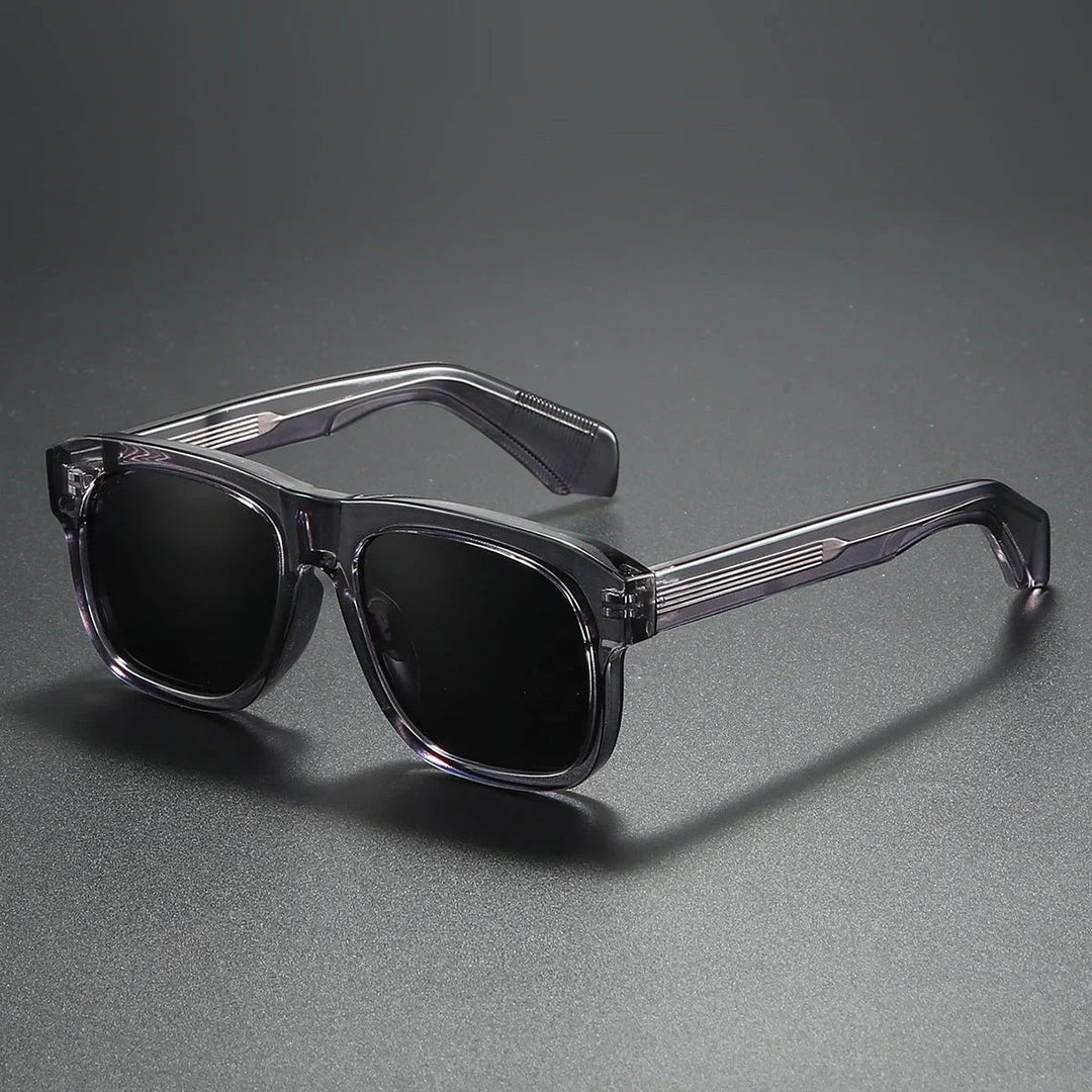 Unisex UV400 Square Sunglasses – Chunky Acetate