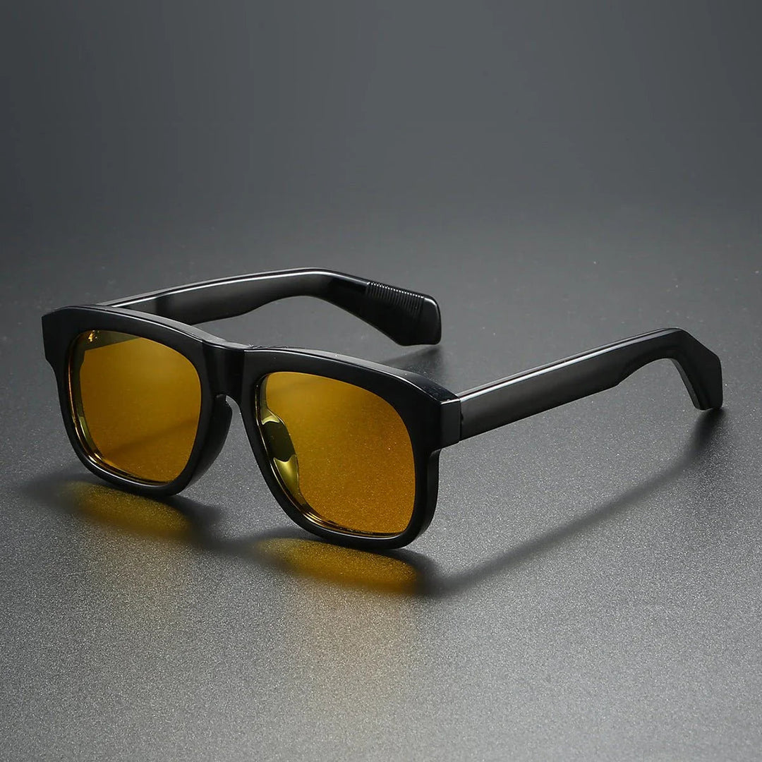 Unisex UV400 Square Sunglasses – Chunky Acetate
