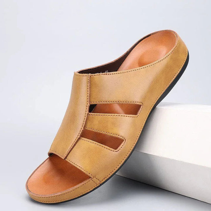 Men’s Gladiator Strap Slides with Cushioned Footbed