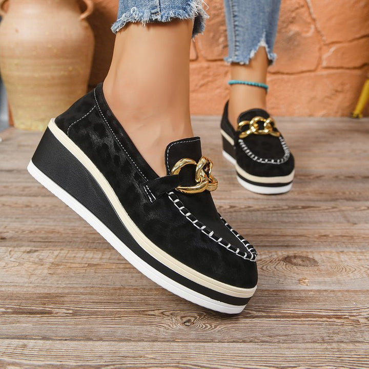 Women's Leather Orthopedic Loafers – Cushioned Comfort