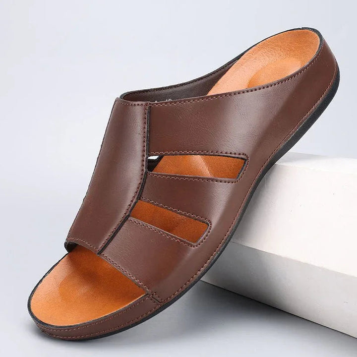Men’s Gladiator Strap Slides with Cushioned Footbed