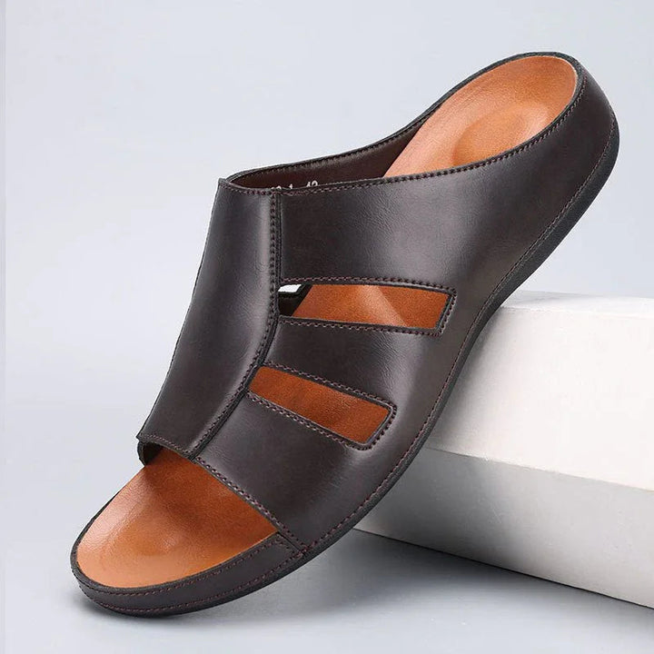 Men’s Gladiator Strap Slides with Cushioned Footbed