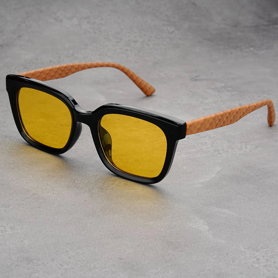 Men's UV400 Square Sunglasses – Carbon Frame