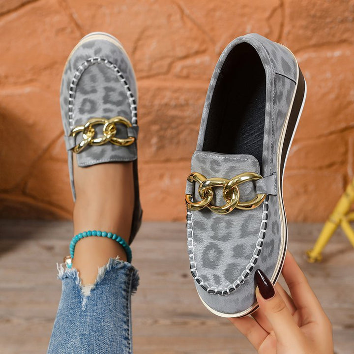 Women's Leather Orthopedic Loafers – Cushioned Comfort