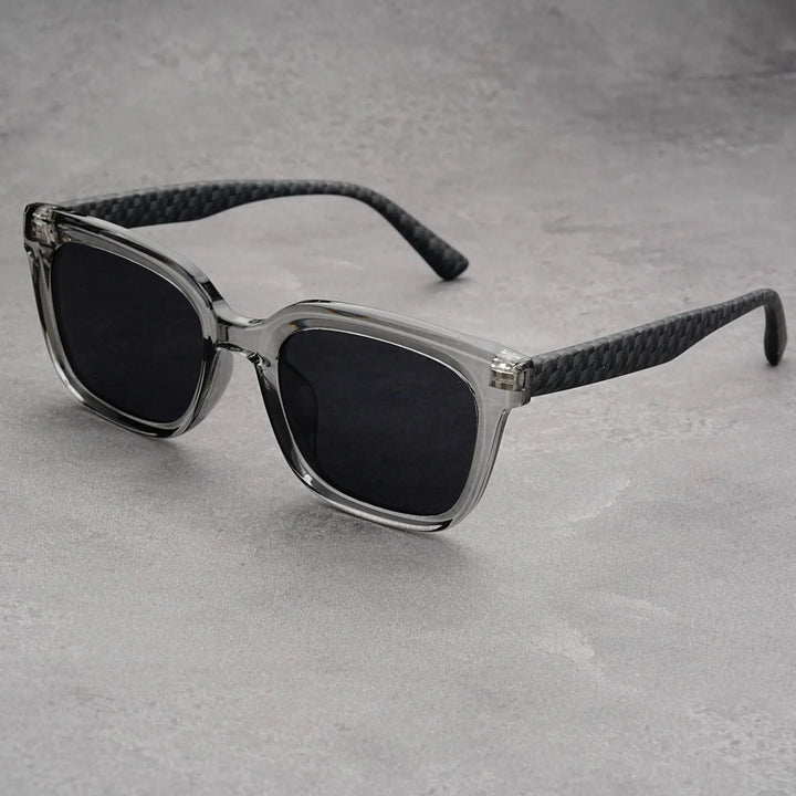 Men's UV400 Square Sunglasses – Carbon Frame