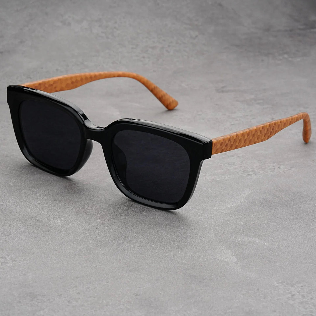 Men's UV400 Square Sunglasses – Carbon Frame