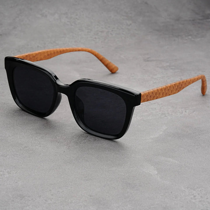 Men's UV400 Square Sunglasses – Carbon Frame