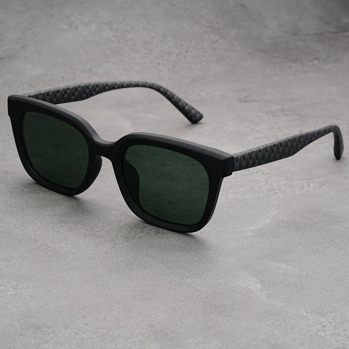 Men's UV400 Square Sunglasses – Carbon Frame