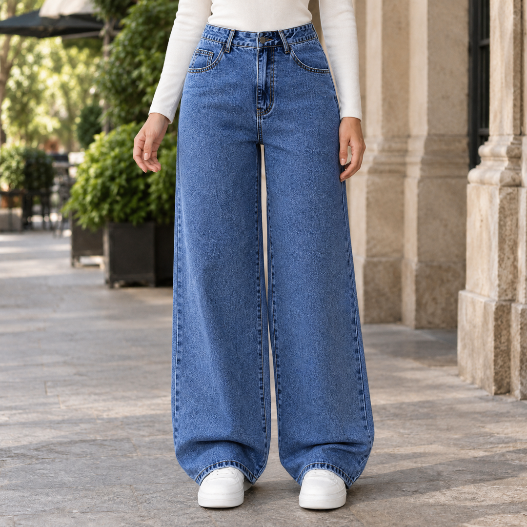 Wilhelmina-Hope Wide Leg Jeans