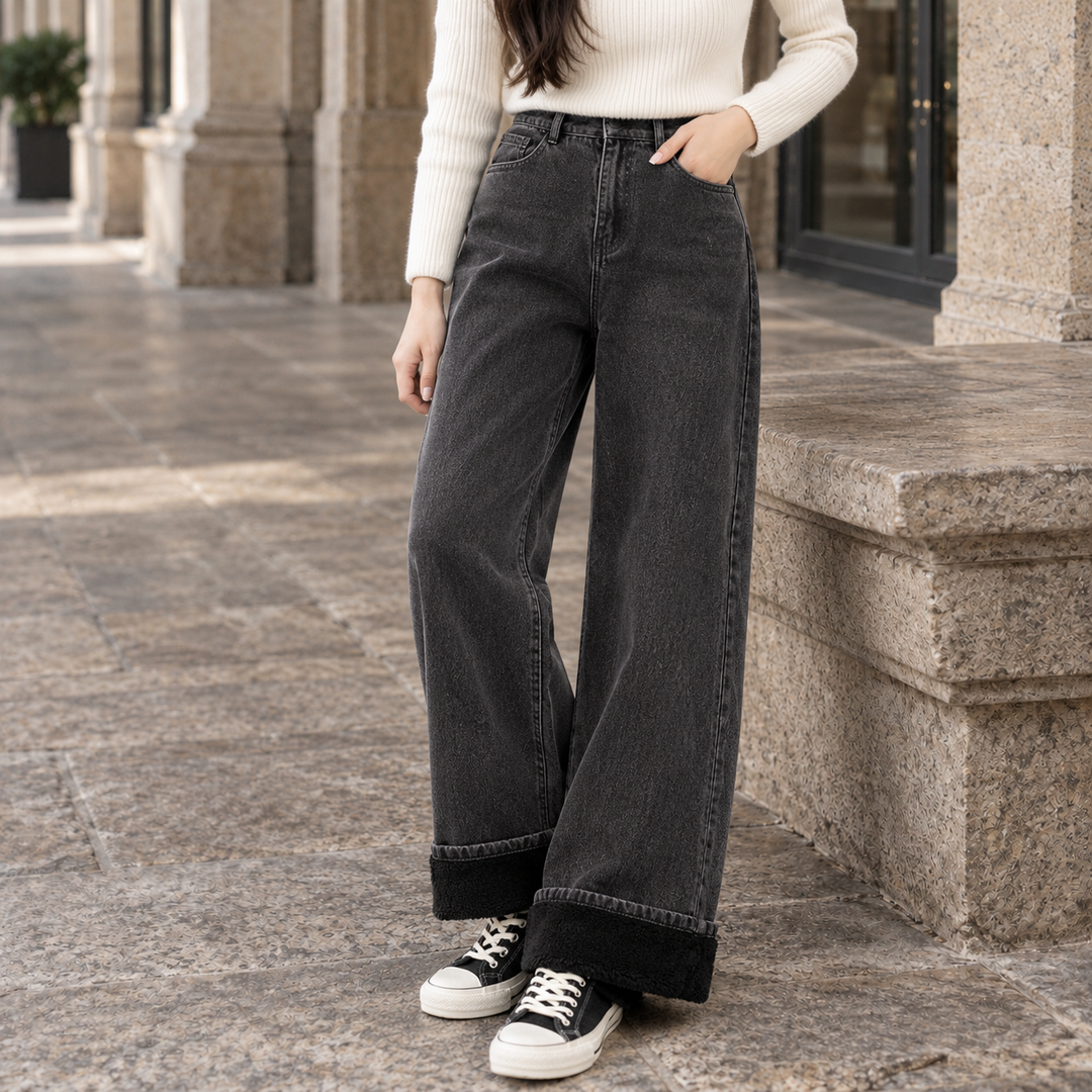 Arletta-Lane Fleece Lined Jeans