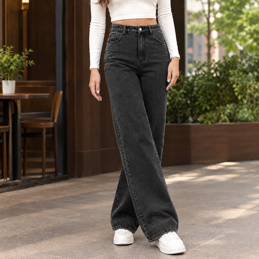Xaviera-Rae Wide Leg Jeans
