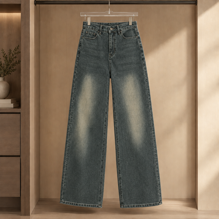 Perla-Rae Wide Leg Jeans