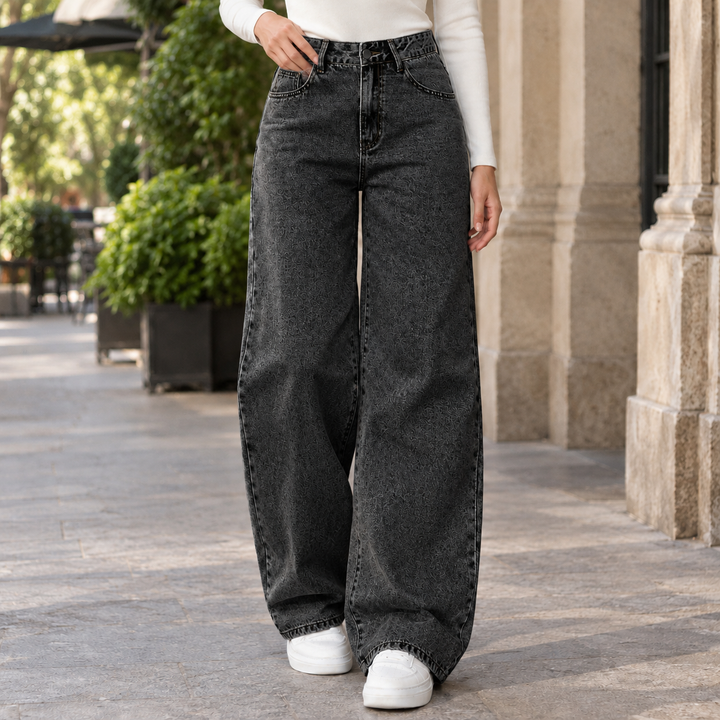 Wilhelmina-Hope Wide Leg Jeans