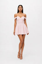 Kenna Couture Off Shoulder Dress