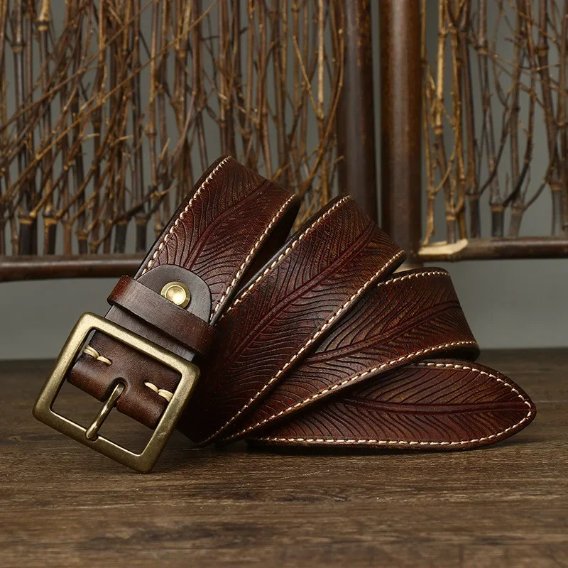 Men's Pure Cowhide Leather Belt
