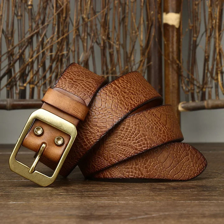 Men's Handcrafted Cowhide Leather Belt