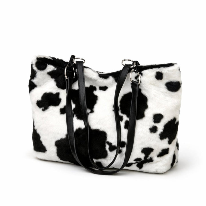 Cosmos Tote Bag - Faux Fur Spacious Everyday Carry