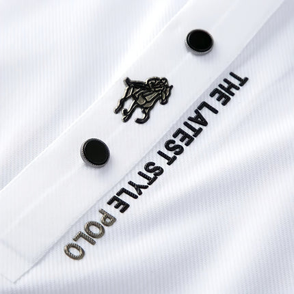 Men's Wrinkle-Free Polo T-Shirt