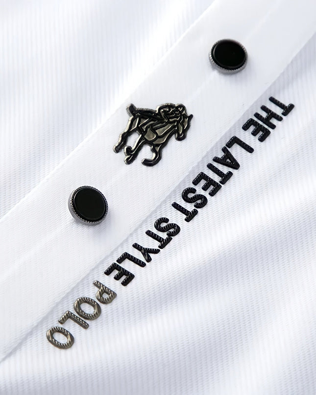 Men's Wrinkle-Free Polo T-Shirt