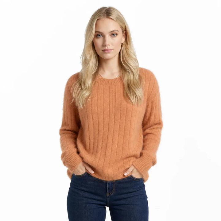 Linnea | Womens Ribbed Knit Cozy Sweater for Fall