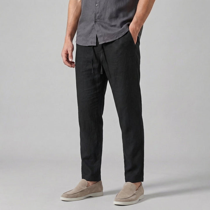 Men's Formal Dress Pants - Slim Fit Tailored Suit Trousers
