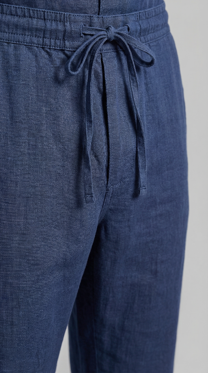 Linnen Co-Ord Set Heren Lange Mouwen Casual