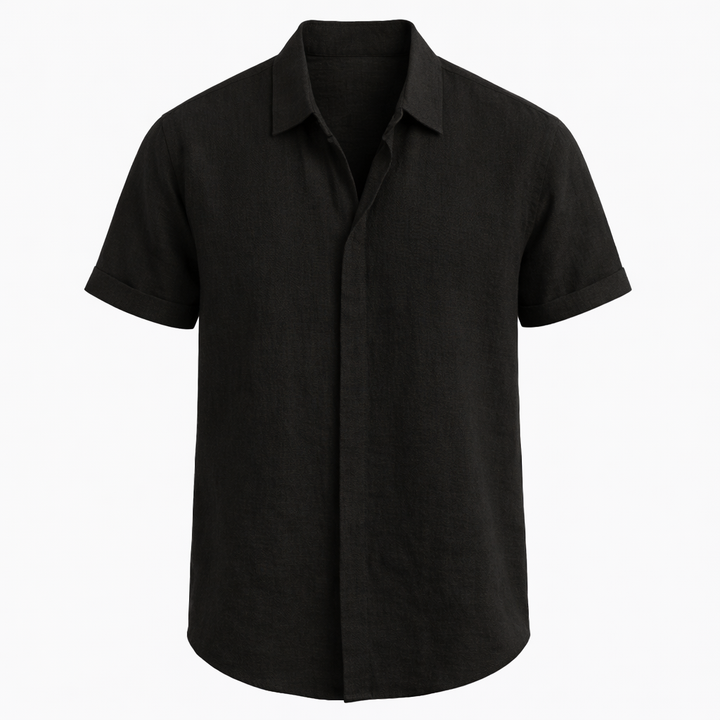 Men's Short Sleeve Formal Shirt - Smart Business Dress Shirt