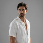 Men's Linen Short Sleeve Set - Casual Summer Outfits