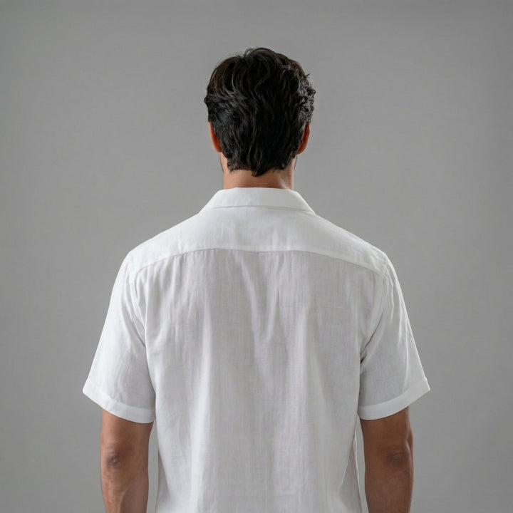 Men's Linen Short Sleeve Set - Casual Summer Outfits