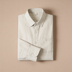 Linnen Shirt Heren Lange Mouwen Casual Zomer