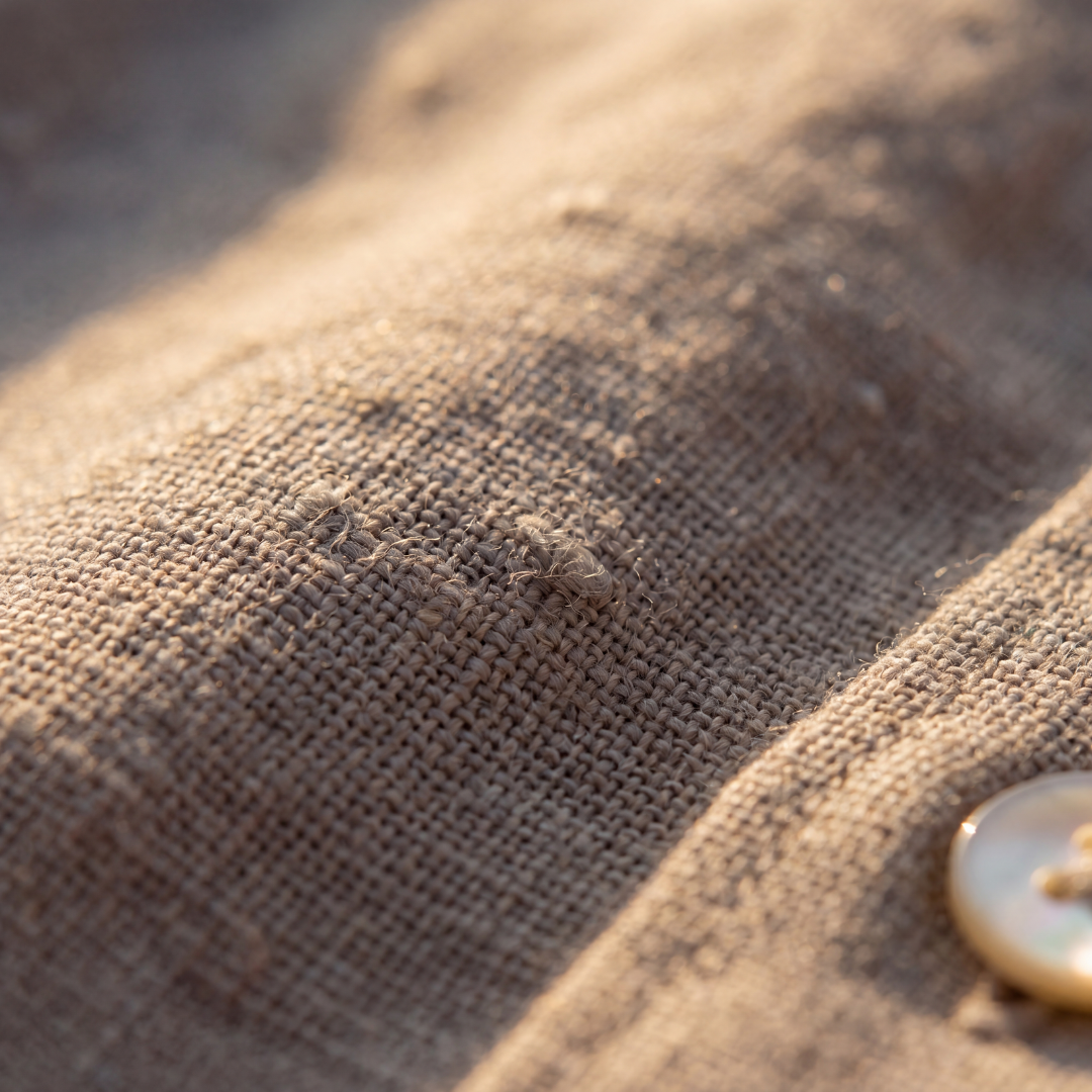 Men's Long Sleeve Linen Shirt - Casual Summer Button-Down
