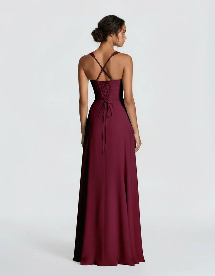 Liquid Satin Jurk Dames Elegant Avondjurk