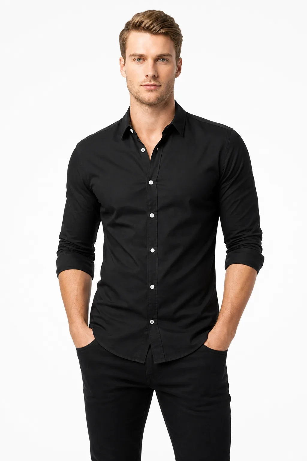 Luca Slim Linen Shirt Reserve