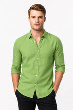 Luca Slim Linen Shirt Reserve