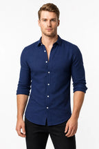 Luca Slim Linen Shirt Reserve