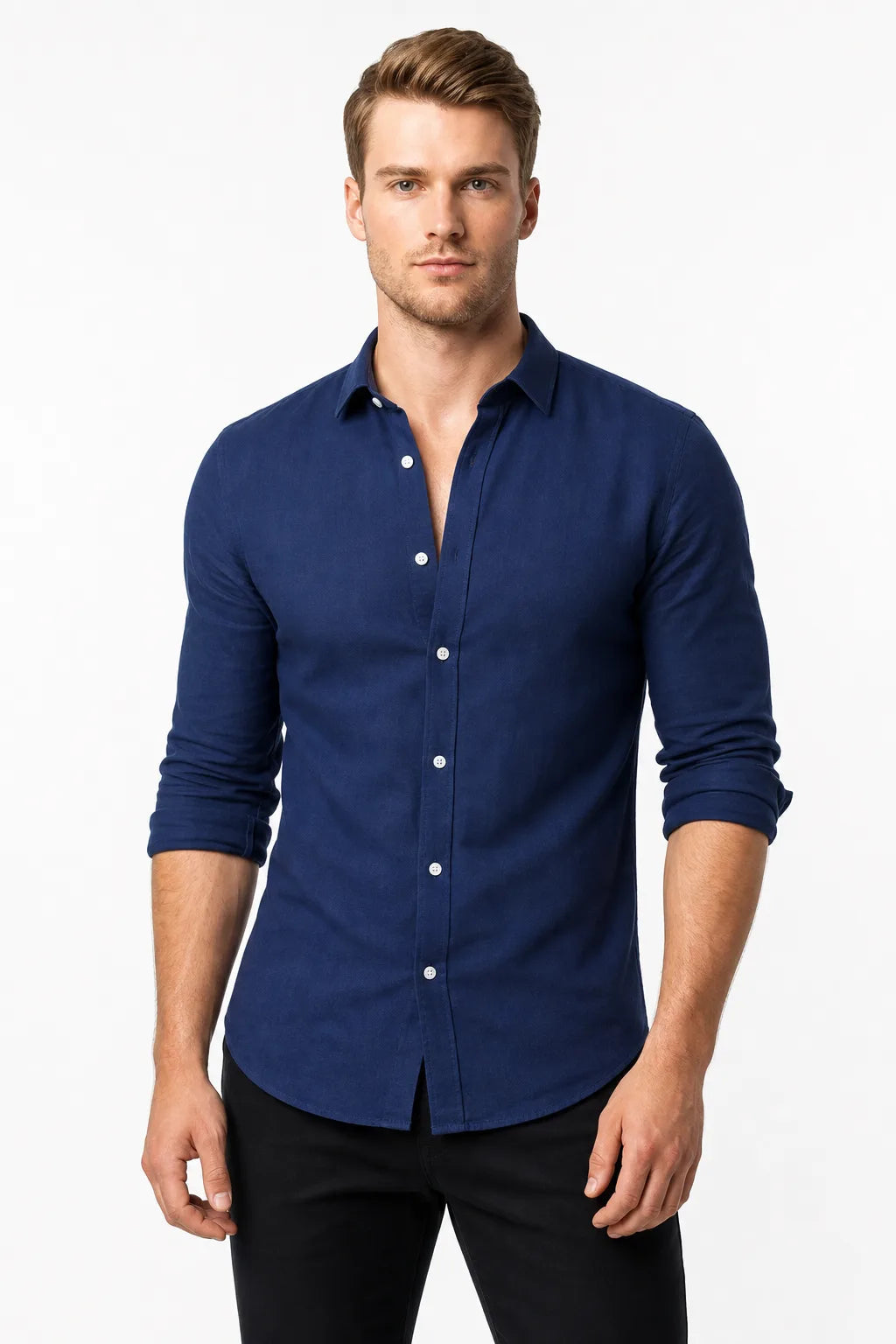 Luca Slim Linen Shirt Reserve
