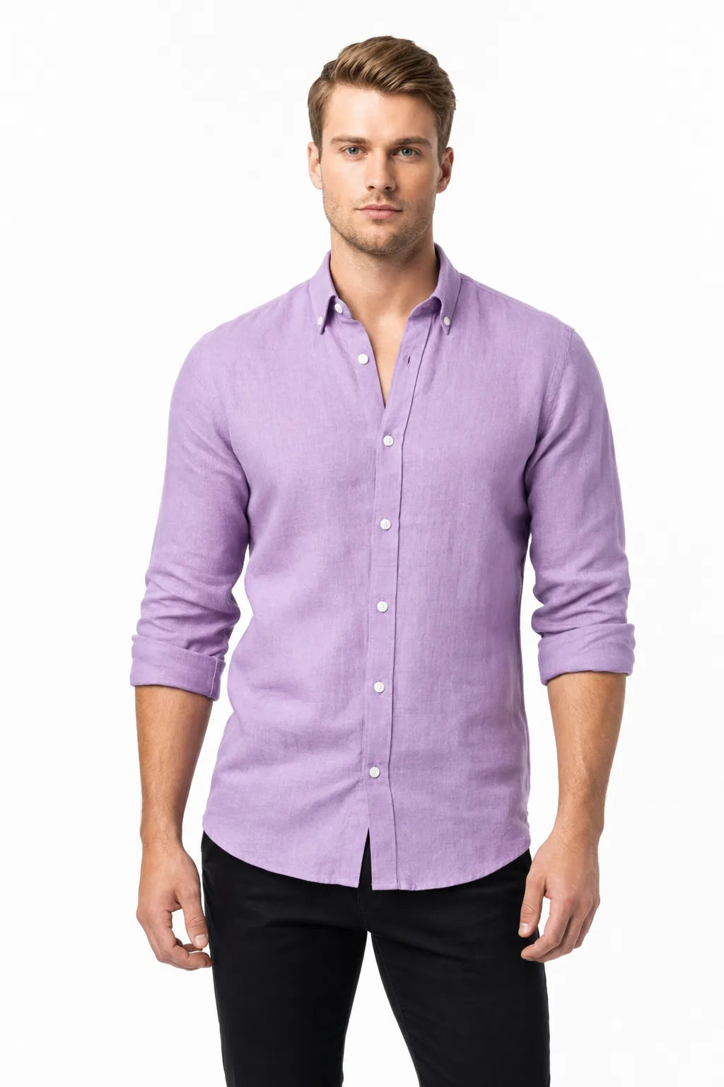 Luca Slim Linen Shirt Reserve