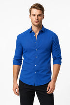 Luca Slim Linen Shirt Reserve