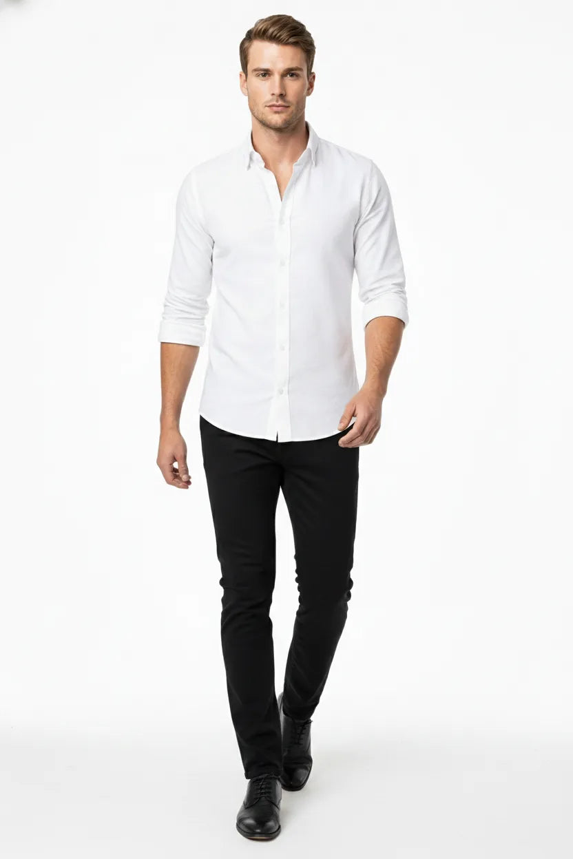 Luca Slim Linen Shirt Reserve
