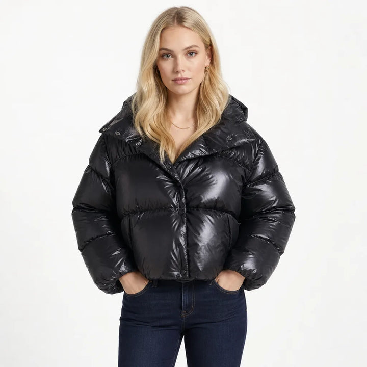 Women's Quilted Puffer Jacket Oversized Hooded Coat