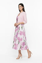 Lyra Floral Crepe Jacket Dress VIP