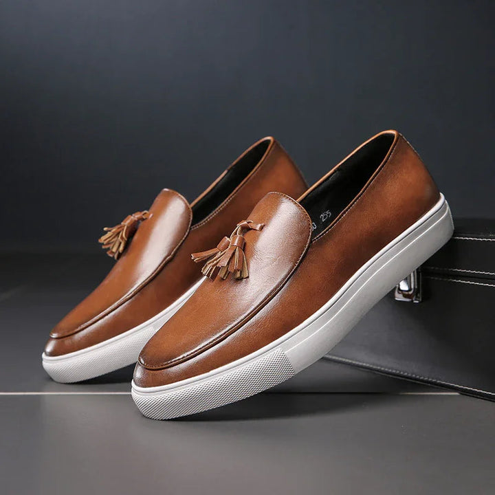 Men's Tuscan Elegance Slip-Ons – Italian Leather Loafers