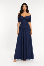 Maggie Mesh Twist Front Gown Elite