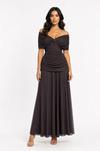Maggie Mesh Twist Front Gown Elite