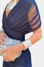 Maggie Mesh Twist Front Gown Elite