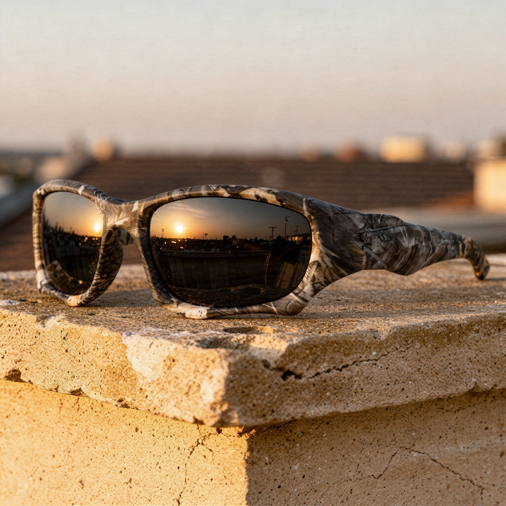 Men's Wraparound Sport Sunglasses with UV400