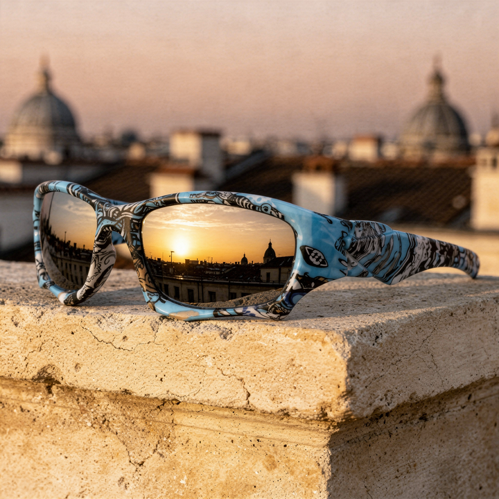 Men's Wraparound Sport Sunglasses with UV400