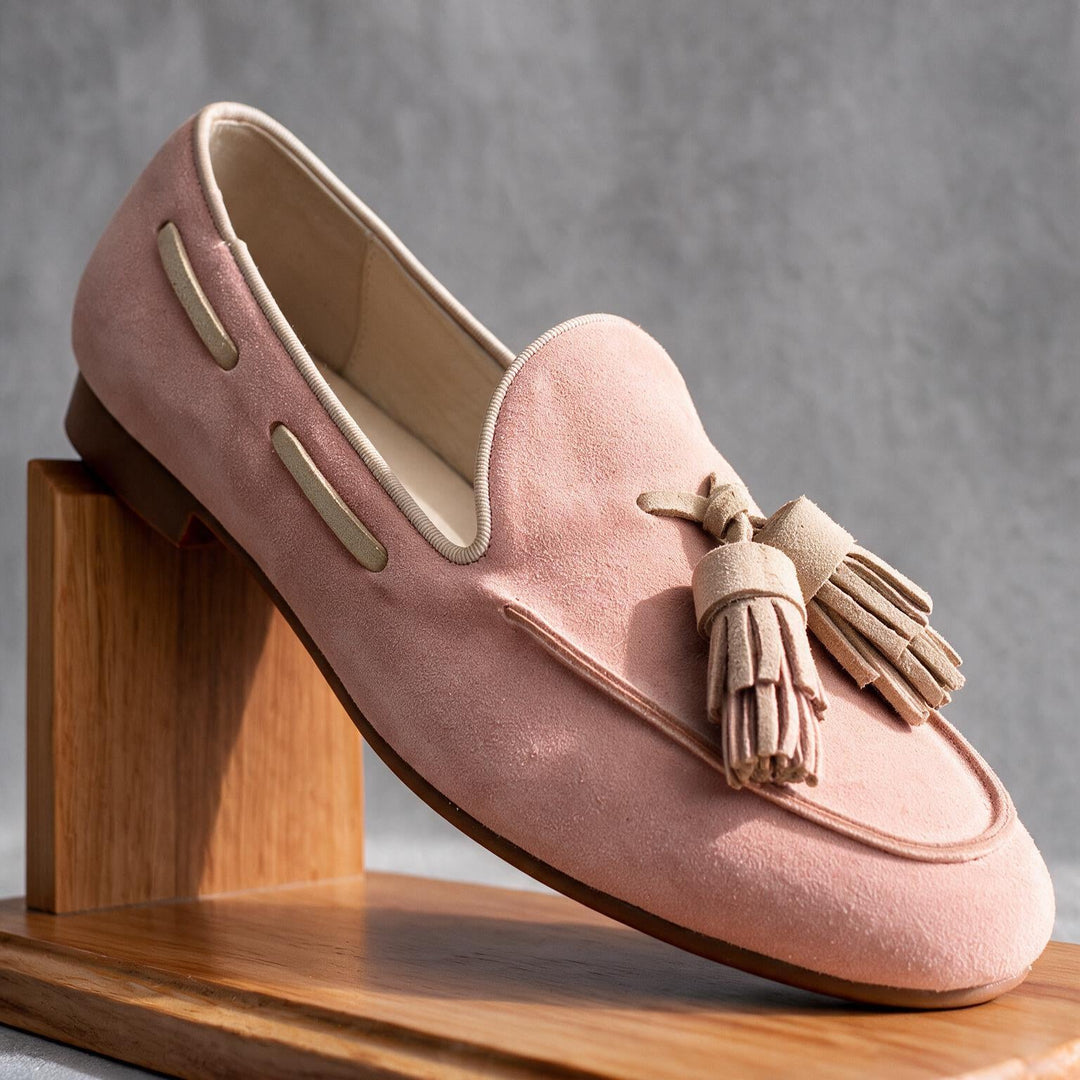 Luciana Suede Tassel Loafers