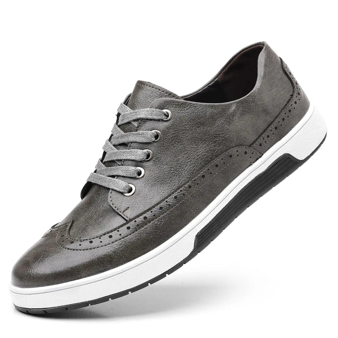 Men’s Brogue Sneakers 2-Pair Bundle | Smart Casual Oxford Shoes Set